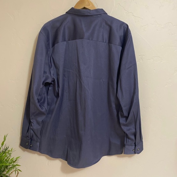 The Haband Tailgater Gray Button Up Shirt Extra Large Swaziland - Picture 2 of 7